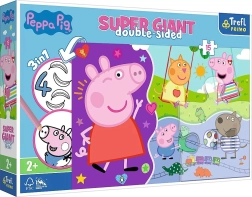 Giant Puzzle 15 Pieces – Discover the Cheerful PEPPA PIG