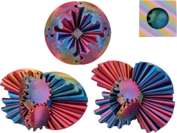 3-in-1 3D-Printed Antistress Transforming Puzzle, 6 cm - 1 piece