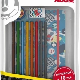 Komplekts ar piezīmju bloku “Mickey Mouse” klubiņš