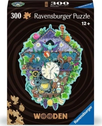 Koka koka pulksteņu koka kontūru puzle 300 gab. Ravensburger