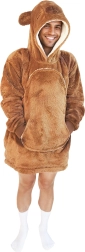 Sildoša kapučjakas sega (hoodie sega) kapibaras stilā COZY NOXXIEZ pusaudžiem un pieaugušajiem