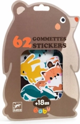 Djeco manas pirmās uzlīmes – meža dzīvnieki