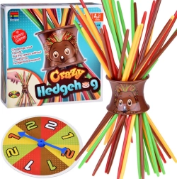Prasmju spēle Crazy Ezītis krāsainas kociņas