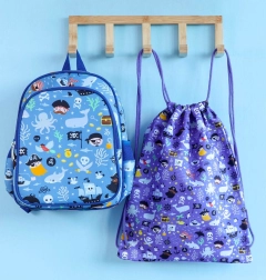 Children’s sports drawstring bag with pirate motif by A Little Lovely Company