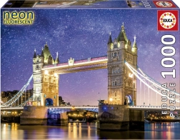 Spīdoša puzle Tower Bridge, Londona 1000 detaļas