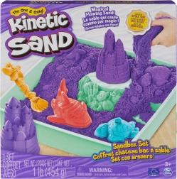 Kinetic Sand – smilšu kaste komplekts, violets