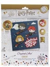 Crystal Art pastkarte Harry Potter Flying High 18 × 18 cm