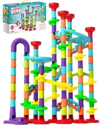 WOOPIE spirālveida kuluļtrase – bumbiņu trase, 142 detaļas