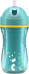 Chicco insulated sports cup with straw, teal 266 ml, 14m+