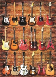 Puzzle Anatolian ģitāru kolekcija 1000 gabalu