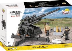 Konstruktors 10,5 cm Flak 39 – smagais zenītartilērijas lielgabals (339 detaļas)