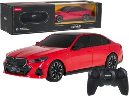 Remote-controlled BMW i5 RASTAR car, red, 1:24 scale