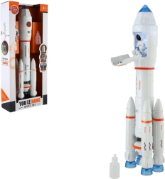 Rotaļlietu raķete ar tvaiku, gaismām un skaņām 36 cm