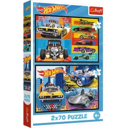 Puzle 2x70 Automašīnas Hot Wheels