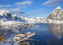 Puzle Lofotu fjords 500 gab. BLUEBIRD