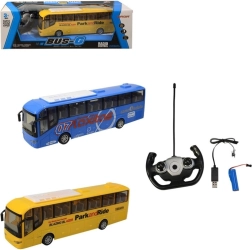 Tālvadības autobuss ar gaismām