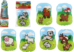 Pīkstošs spilventiņš Mani pirmie dzīvnieciņi 12 × 9 × 2 cm