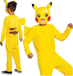 Bērnu kostīms POKEMON Pikachu ar masku 150–163 cm (14–16 gadi)