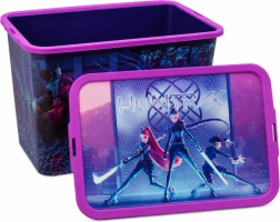 Uzglabāšanas kaste K-Pop Demon Hunters ar klipšu vāku 23 l