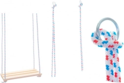 Koka šūpoles – dabīga šūpošanās dēlītis 46 × 19 cm, celtspēja 80 kg