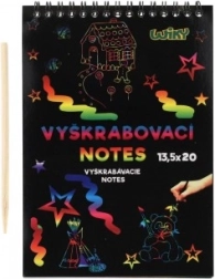 Skrāpējamais bloks radošai veidošanai