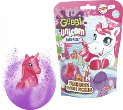 Glibbi vienradža šūpojošā vannas bumba ar pārsteigumu