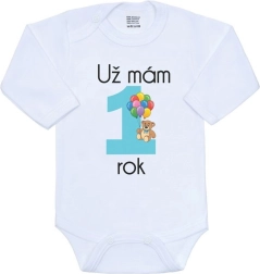 Zīdaiņu bodijs New Baby Man jau 1 gads, zils