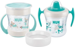 Bērnu krūzīšu komplekts NUK Mini Cups 3v1 360° neitrāls