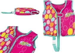 Rozā bērnu peldveste 56 cm Swim Safe