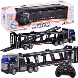 Tālvadāms kravas auto ar piekabi