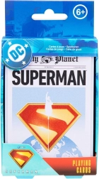 Spēļu kārtis Superman metāla kārbiņā