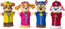 Rokas leļļu komplekts PAWS PATROL – 4 mīkstas plīša figūras teātrim un stāstīšanai