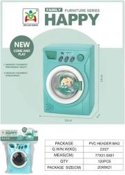 Toy washing machine with effects 14 cm