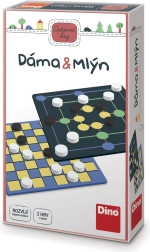 Dino ceļojumu dambrete un dzirnavas