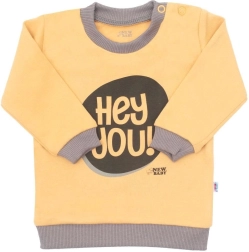 Zīdaiņu krekliņš New Baby With Love sinepju krāsā