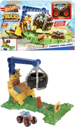 Hot Wheels Monster Trucks Arena Smashers Rhinomite – swinging tire challenge