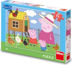 puzle Peppa Pig vistiņas 24 gabaliņi