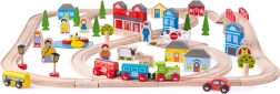 Koka vilcieniņu trase pilsēta un ciems BIGJIGS RAIL, 91 detaļa