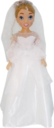 Lelle līgava 80 cm elegantās kāzu kleitās