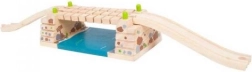 Bigjigs Rail šūpojošs tilts pāri upei