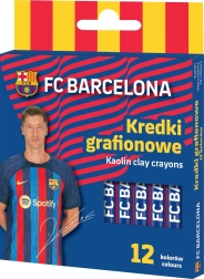 FC BARCELONA ASTRA Wax Crayons, 12 pcs