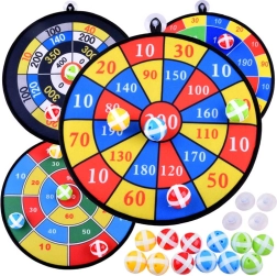 4 mērķu komplekts ar lipīgajām bumbiņām (36 cm)