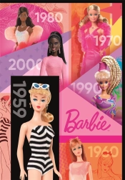 Puzzle 1000 gabali kompaktā iepakojumā BARBIE