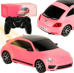 Rastar RC auto VOLKSWAGEN Beetle UV 1:24 rozā
