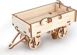 Koka mehāniska 3D puzle piekabe – UGEARS piekabe (68 detaļas)