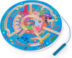 Magnētiskais labirints Zemūdens pasaule BIGJIGS TOYS