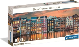 Clementoni panorāmas puzle Rīts Amsterdamā 1000 gabaliņi
