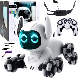 Interactive Robotic Dog TOOBY with Remote Control 4WD with LED and 360° Rotation
