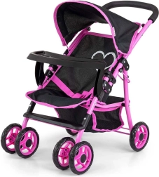 Bērnu sporta leļļu ratiņi Milly Mally Kate Prestige Black