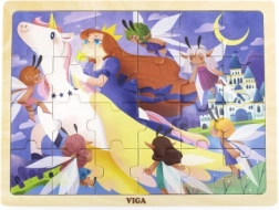 Wooden Fairy-Tale Puzzle, 24 Pieces